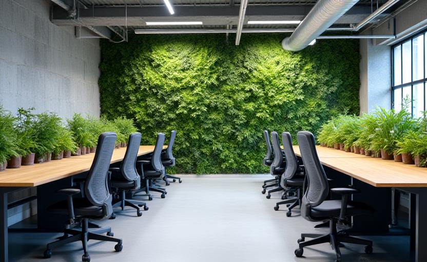 Sustainable biophilic office design